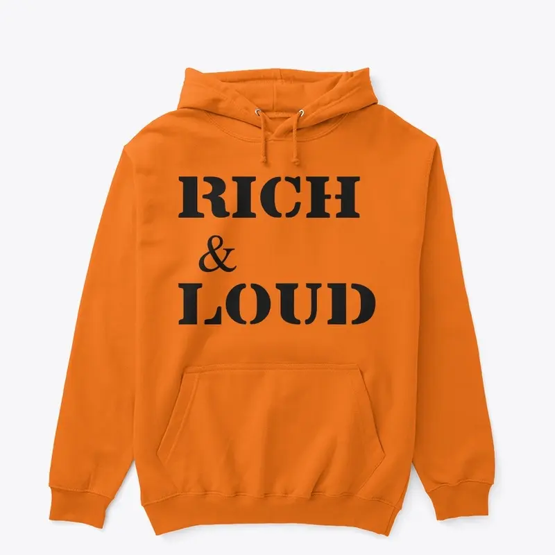 Rich and loud Work hard play hard jacket